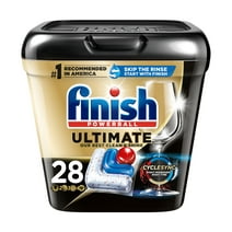 Finish Ultimate Dishwasher Detergent- 28 Count - With CycleSync™ Technology - Dishwashing Tablets - Dish Tabs