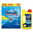 Finish Xxxl Dishwasher Tablets 100'S Lemon & 1Kg Detergent Lemon