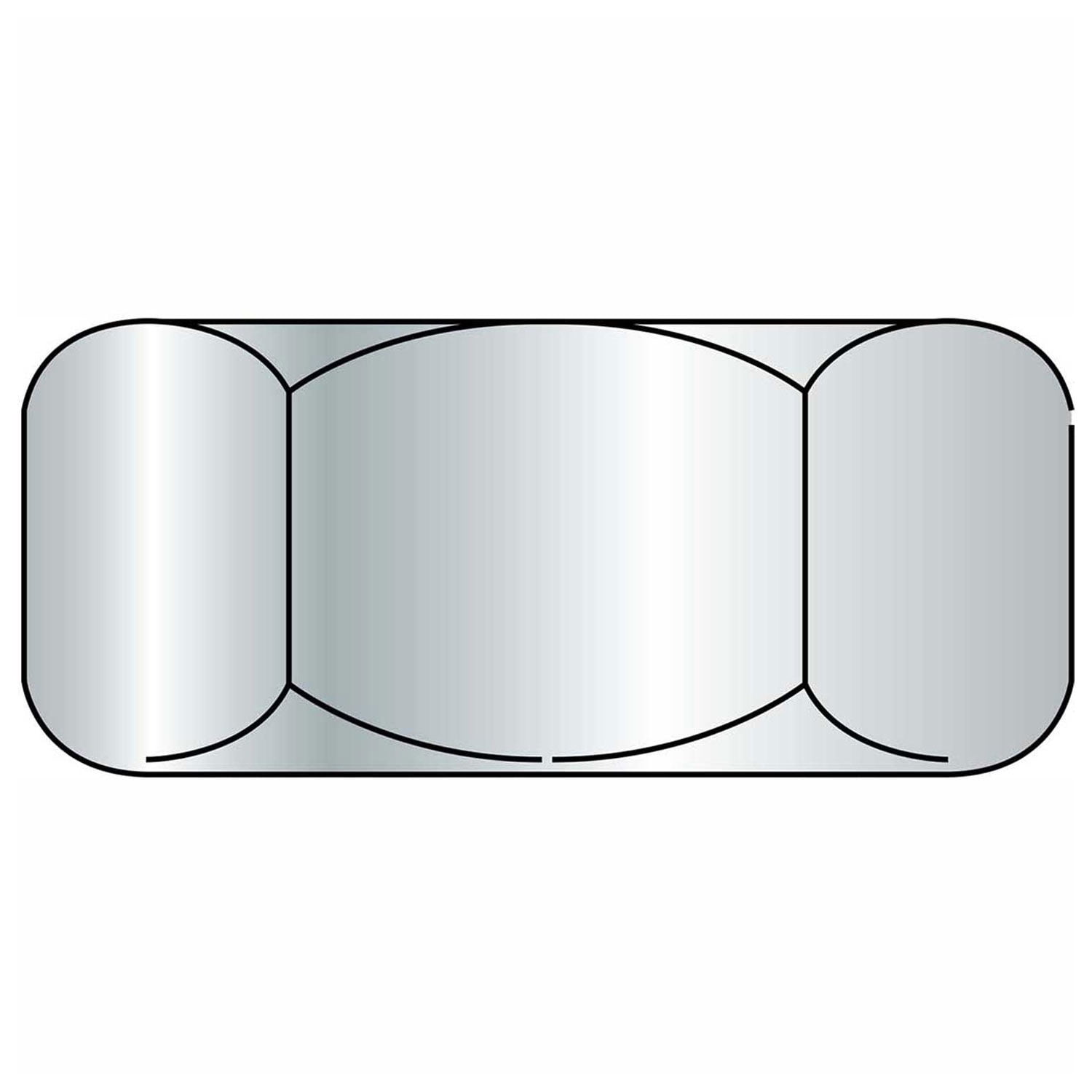 Finished Hex Nut - 3/8-16 - 316 Stainless Steel - UNC - Pkg of 100 - Brighton-Be