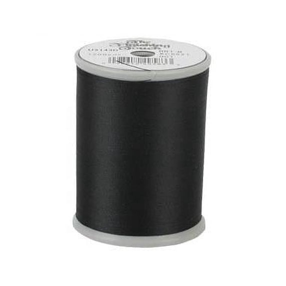 Finishing Touch # 60 Weight Embroidery Bobbin Black Thread 1200 Yards ...