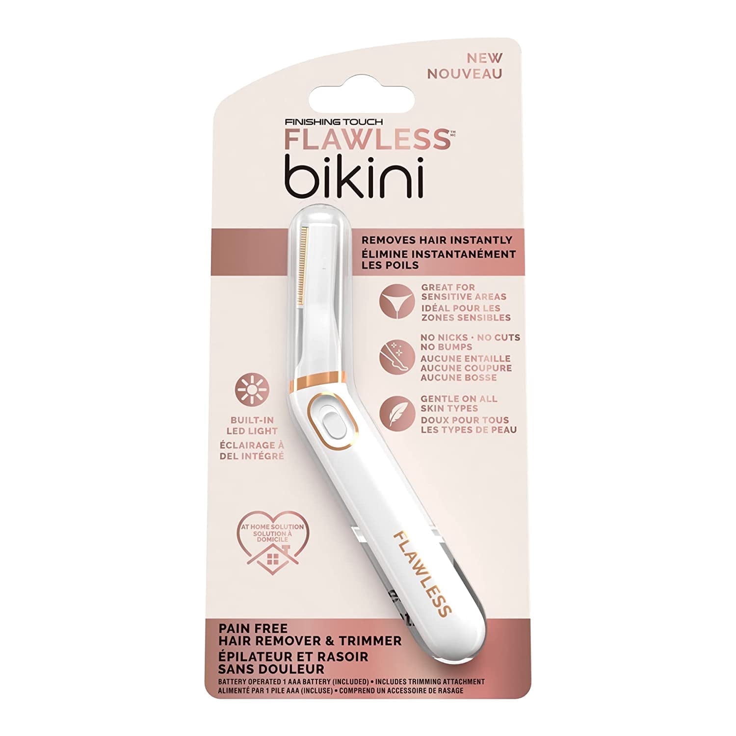 Finishing Touch Flawless Bikini Shaver and Trimmer Hair Remover for ...