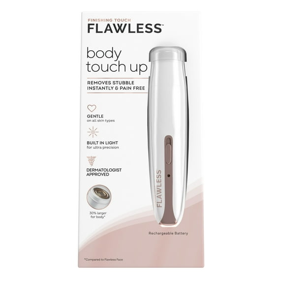 Finishing Touch Flawless Body Touch Up, Electric Razor for Women, Closest Shave for Stubble, Body Hair Removal, For All Skin Types