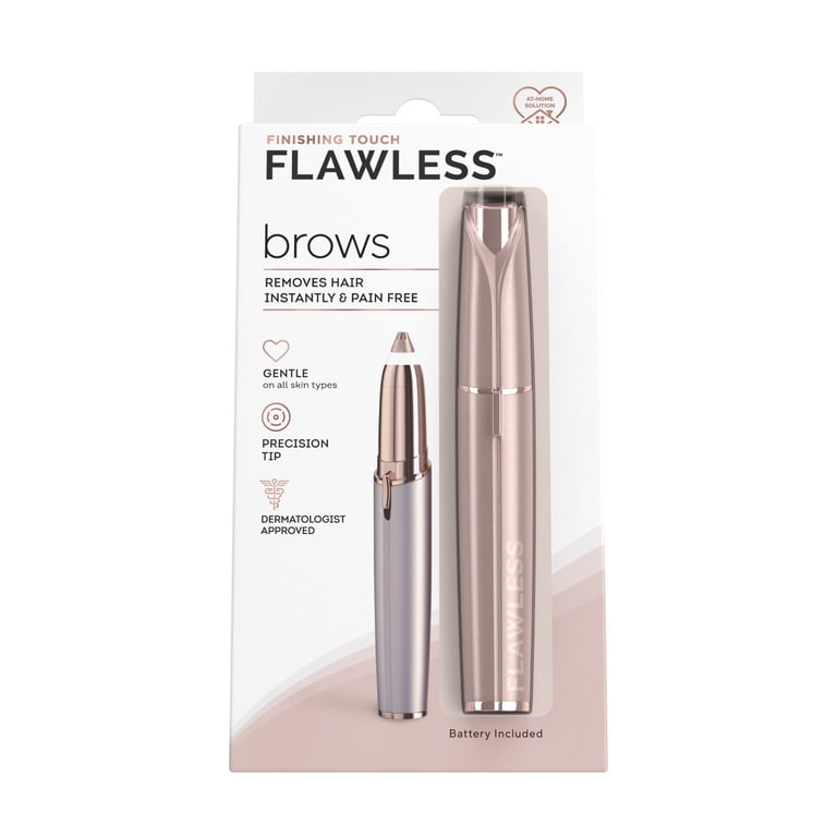 Finishing Touch Flawless Brows Electric Eyebrow Hair Remover, LED