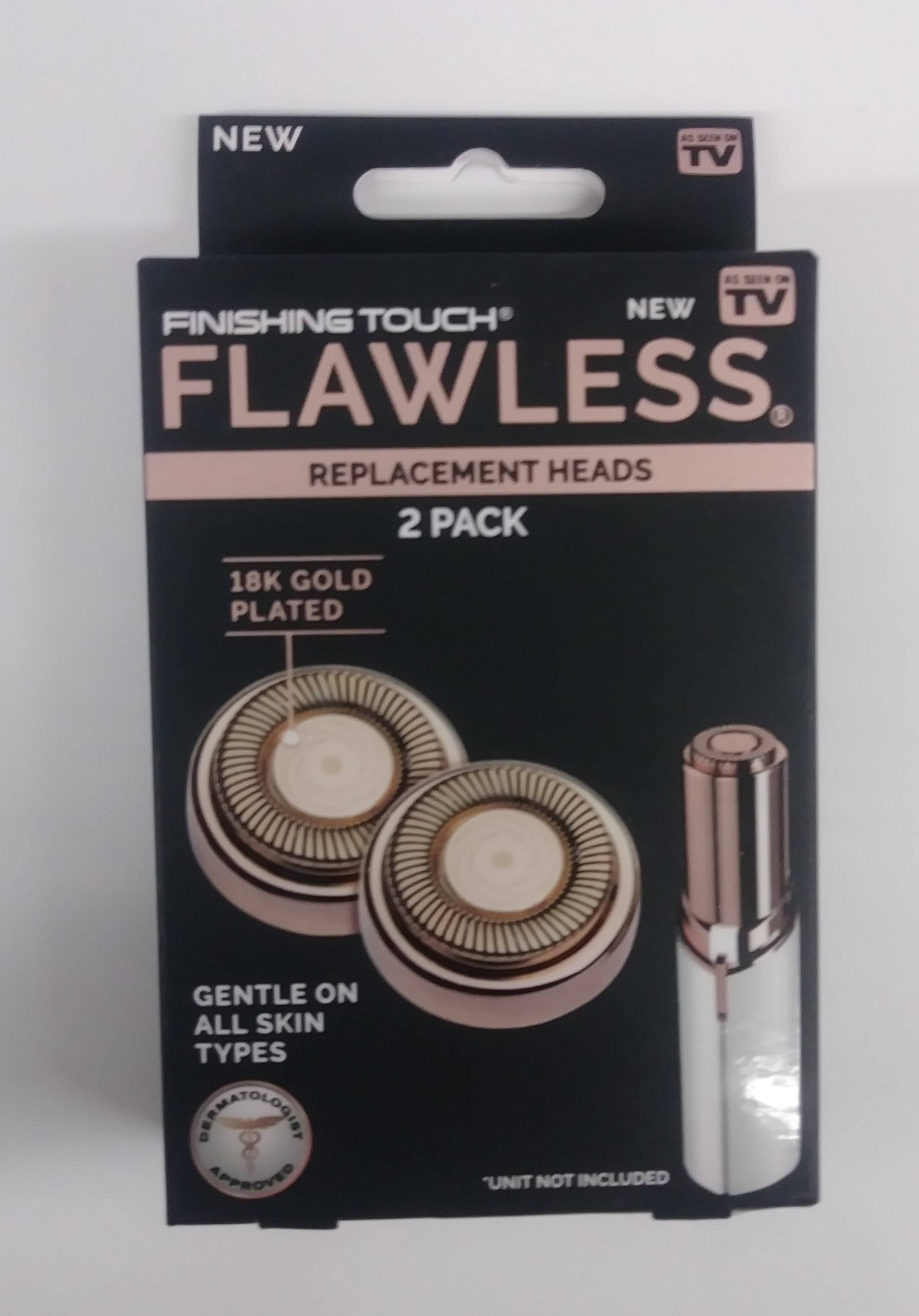 Finishing Touch Flawless, Replacement Heads for Original Facial Hair