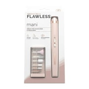 Finishing Touch Flawless Salon Nails Kit, Electronic Nail File Manicure and Pedicure Tool
