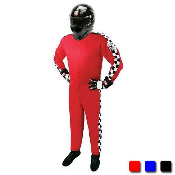 Finishline SFI-1 Qualifier 1-Piece Racing Suit, Blue Large