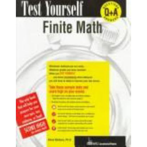 Pre-Owned Finite Math 9780844223582 Used