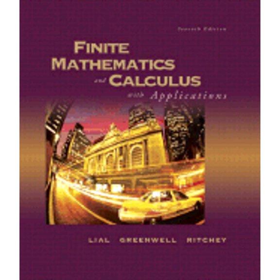 Pre-Owned Finite Mathematics and Calculus with Applications (Hardcover) 0321228235 9780321228239