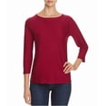 thumbnail image 1 of Finity Womens Knit Pullover Blouse, Purple, Medium, 1 of 2