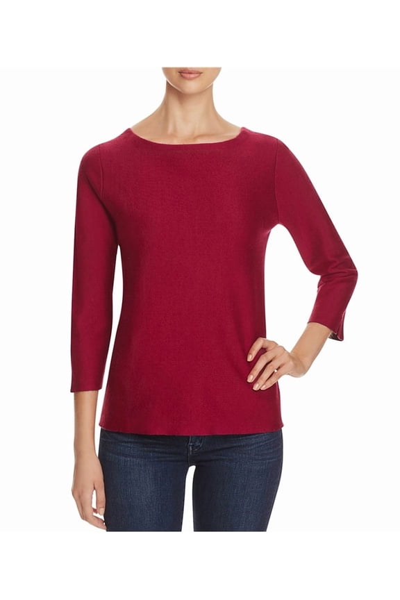 Womens Knit Pullover Blouse, Purple, Medium