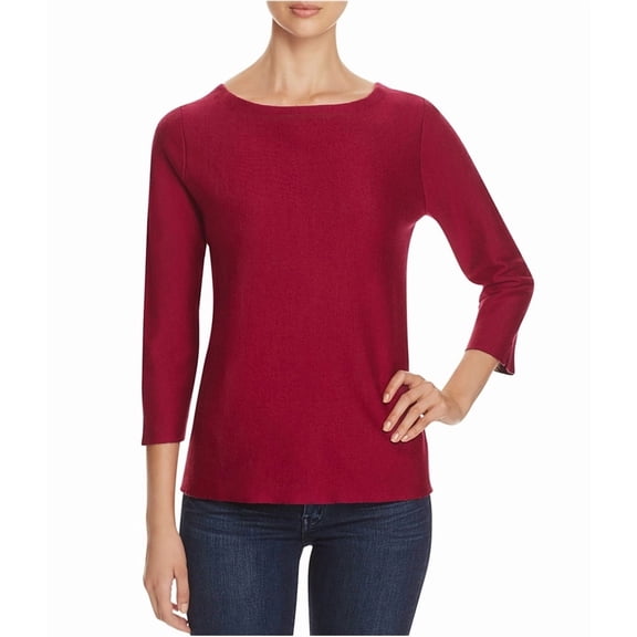 Finity Womens Knit Pullover Blouse, Purple, Medium