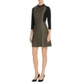 thumbnail image 1 of Finity Womens Textured Metallic Party Dress Gold 12, 1 of 1