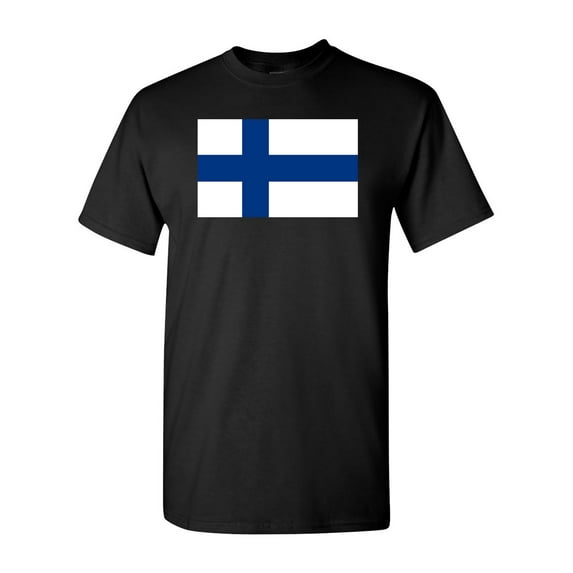 Finland Country Flag Adult DT T-Shirt Tee