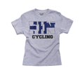 thumbnail image 1 of Finland Cycling - Olympic Games - Rio - Flag Boy's Cotton Youth Grey T-Shirt, 1 of 2