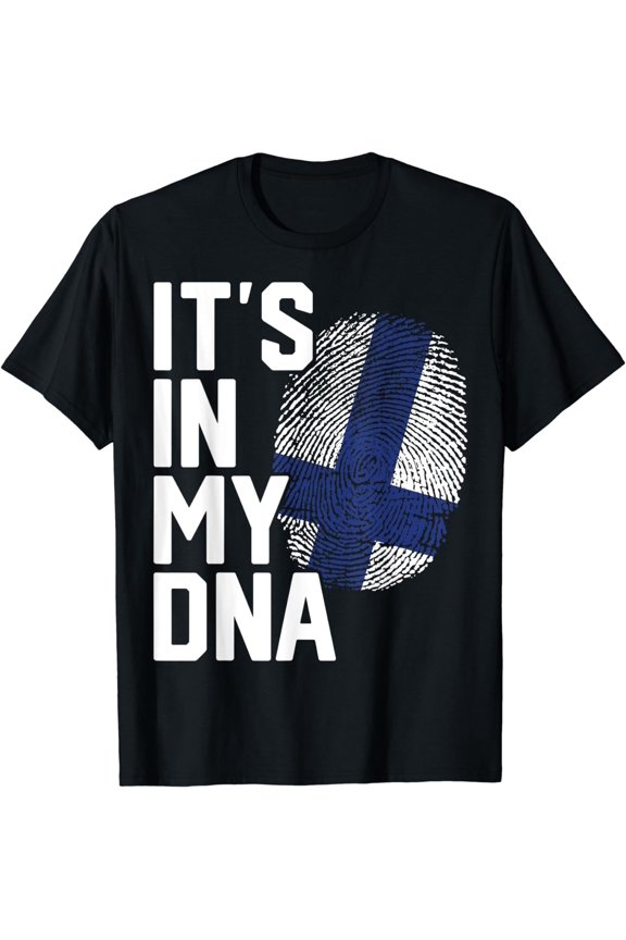 Finland Finnish Flag Heritage T-Shirt