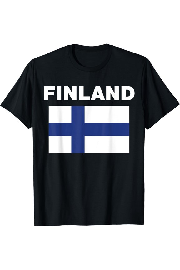 Finland Finnish Flag Heritage T-Shirt