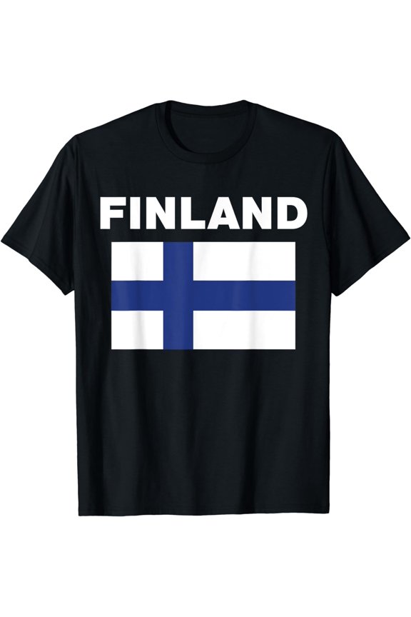 Finland Finnish Flag Heritage T-Shirt