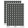 thumbnail image 1 of Finland Flag 200+ Round Stickers - Black - Gloss Finish - 0.50" Size, 1 of 3