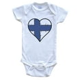 thumbnail image 1 of Finland Heart Finnish Flag Baby Bodysuit, 1 of 2