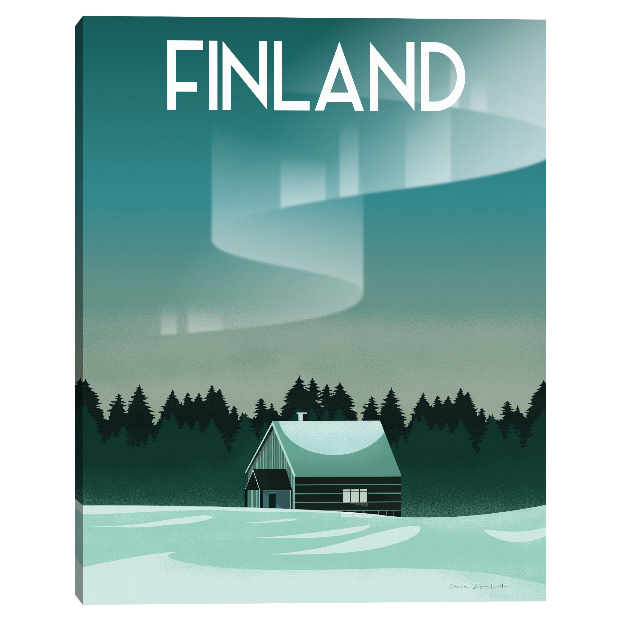 Finland I by Omar Escalante Canvas Art Print