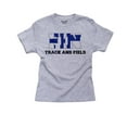 thumbnail image 1 of Finland Track and Field - Olympic Games - Rio - Flag Boy's Cotton Youth Grey T-Shirt, 1 of 2
