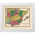 thumbnail image 1 of Finley 14x12 White Modern Wood Framed Museum Art Print Titled - Spain Portugal - Finley 1833, 1 of 4