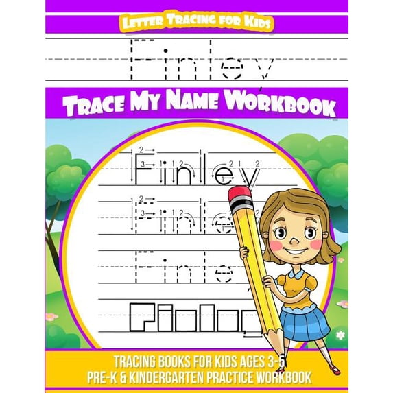 Finley Letter Tracing for Kids Trace my Name Workbook: Tracing Books ...