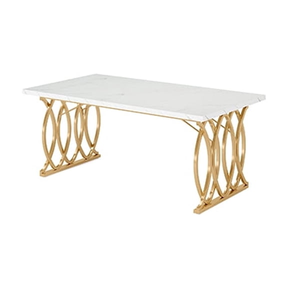 Finmind 63" Modern Executive Desk, Office Computer Desk Meeting Room Table