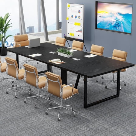 Seminar Style Table Alera Valencia Series 94.5in Walnut Rectangular Conference Table ...