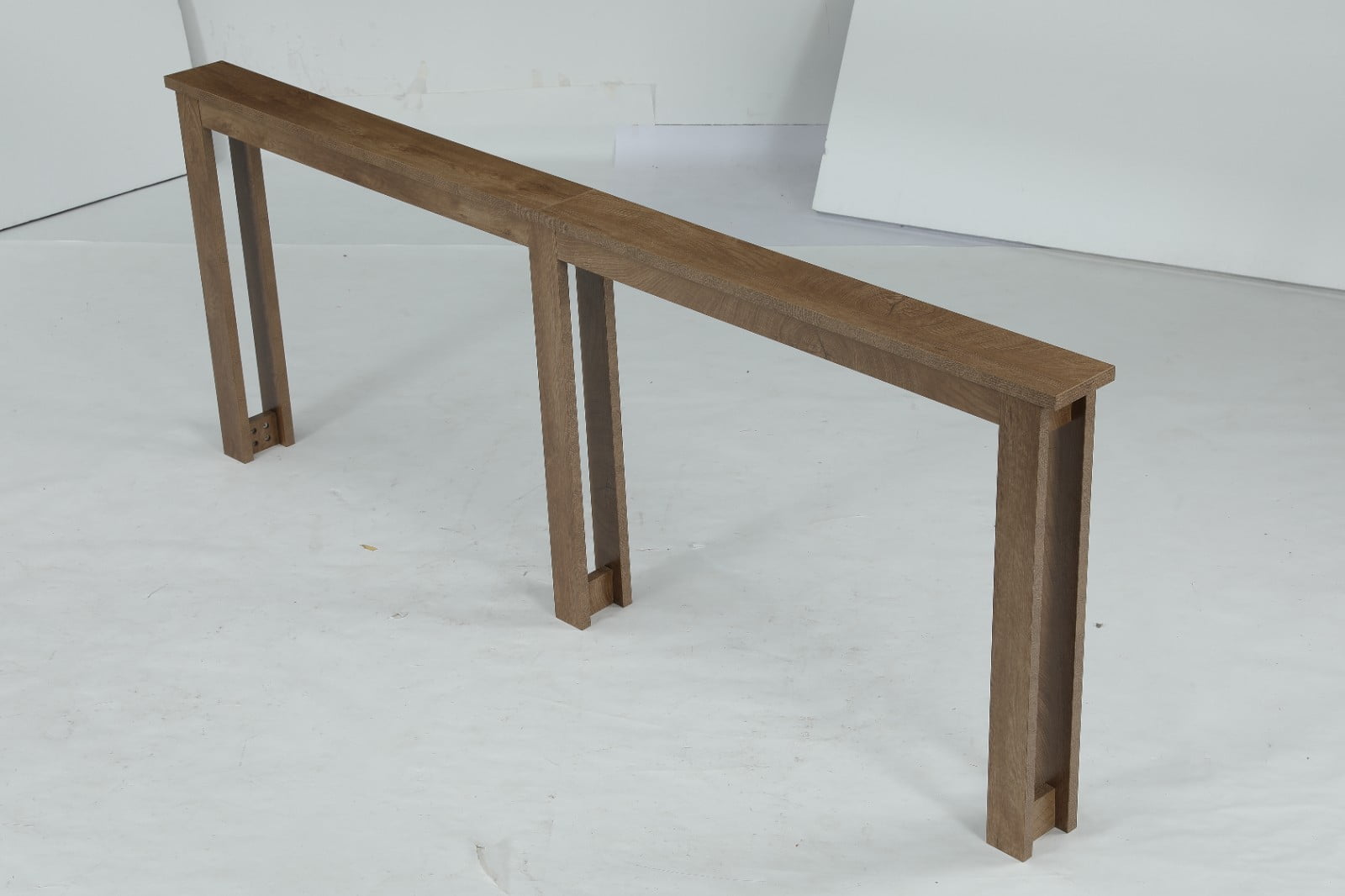 Long Table Setting Finmind Extra Long Console Table, 94.5 inch Farmhouse Behind Couch ...
