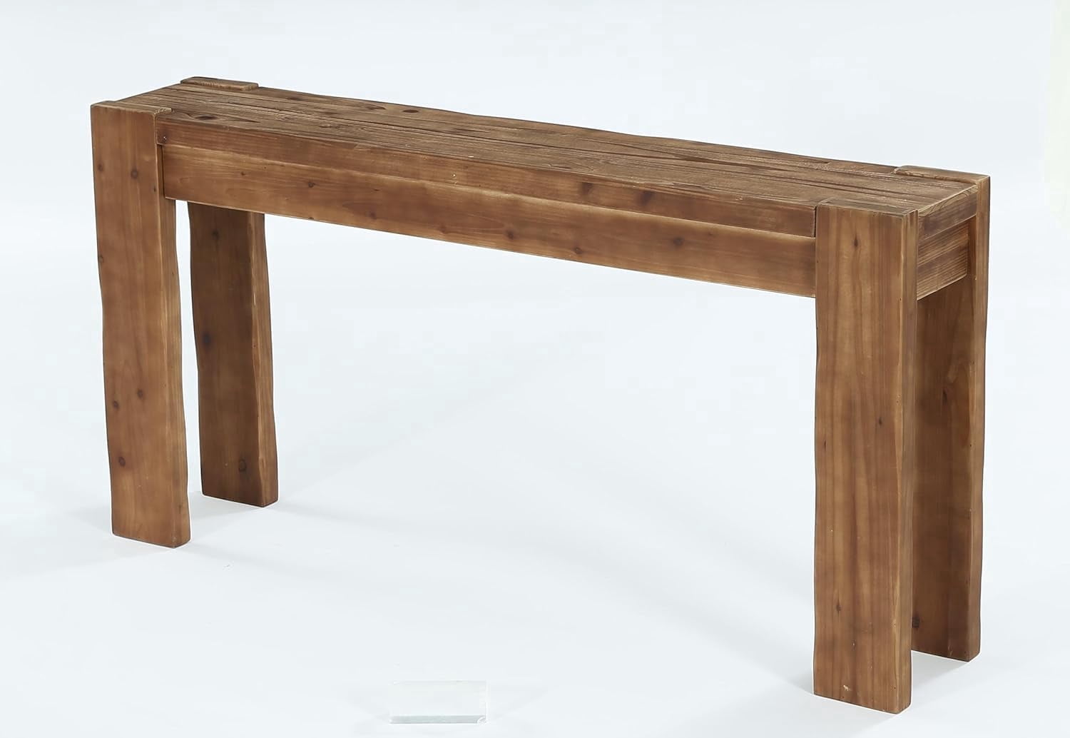 Finmind Solid Wood Console Table, 63-inch Farmhouse Entryway Table ...