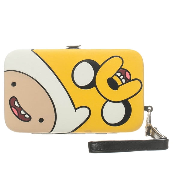 Finn And Jake Cartoon Universal Phone Hinge Wallet Fits 4.5x2.5