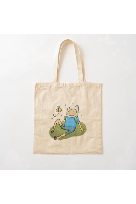 Finn And The Bee Canvas Tote Bags, Reusable Shopping Bag