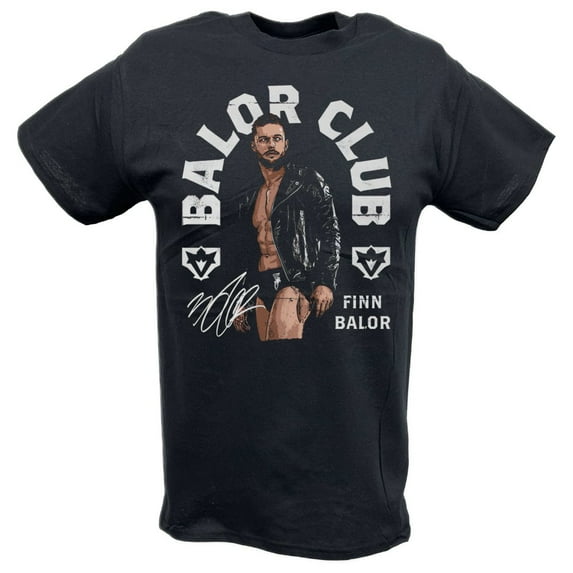 Finn Balor Club Signature Black T-shirt