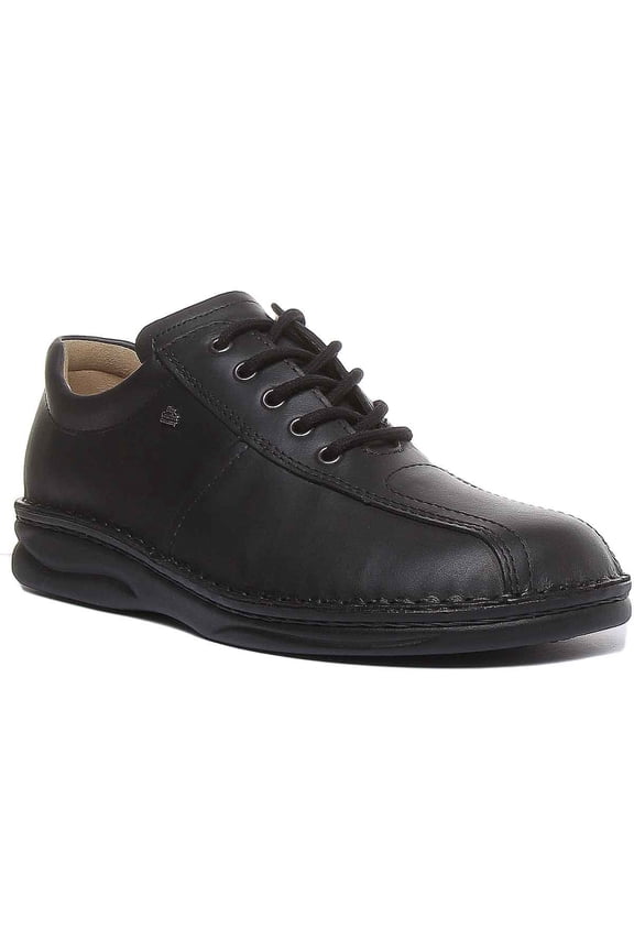 Dijon Men's Lace Up Comfort Oxford Shoes In Black Size 7.5