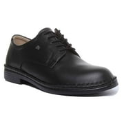 Finn Comfort Milano Mens Lace Up Comfort Shoes in Black Size 9.5