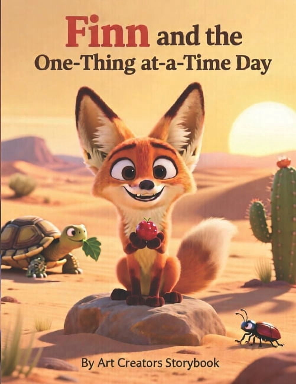 Finn the Fennec Fox: Focus & Listening S Finn and the One-Thing-at-a-Time Day: A Gentle Story About Focus, Patience, and Doing One Thing at a Time for Ages 3-7, (Paperback)