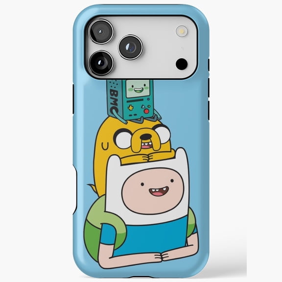 Finn Jake BMO Trio Art iPhone Case 17 11 12 13 14 15 16 Pro Max