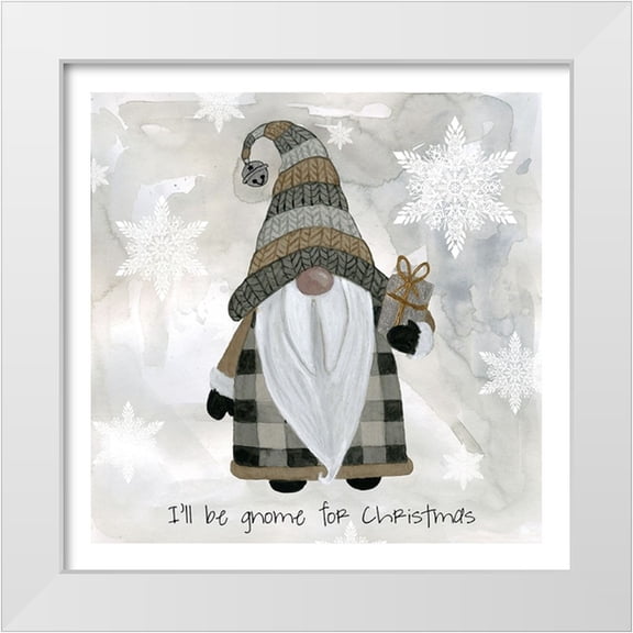 Finn, Livi 12x12 White Modern Wood Framed Museum Art Print Titled - Gnome Friends III
