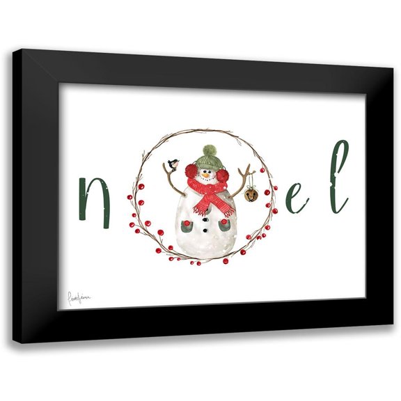 Finn, Livi 14x12 Black Modern Framed Museum Art Print Titled - Farmhouse Christmas Noel