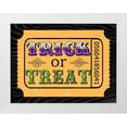 thumbnail image 1 of Finn, Livi 14x12 White Modern Wood Framed Museum Art Print Titled - Trick or Treat Ticket, 1 of 4