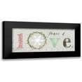 thumbnail image 1 of Finn, Livi 24x12 Black Modern Framed Museum Art Print Titled - Farmhouse Christmas Love Sign, 1 of 5