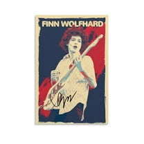 Finn Wolfhard Signed Poster Prints Canvas Wall Art for Trendy Dorm Room Decor Aesthetic Gift