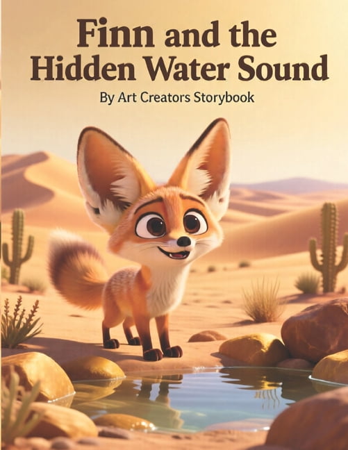 Finn the Fennec Fox: Focus & Listening S Finn and the Hidden Water Sound: A Gentle Desert Adventure About Listening, Focus, and Discovery for Ages 3-7, (Paperback)