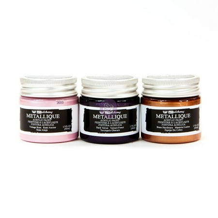 Prima Marketing Inc Art Alchemy-Metallique Rococo 1.7Oz 50 Ml Bottle Set Of 3 Upc 655350965488