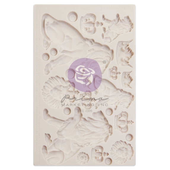 Finnabair Decor Moulds 5"X8"X8mm-Regal Lions