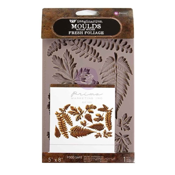 Finnabair Decor Moulds 5"x8"x8mm-Fresh Foliage