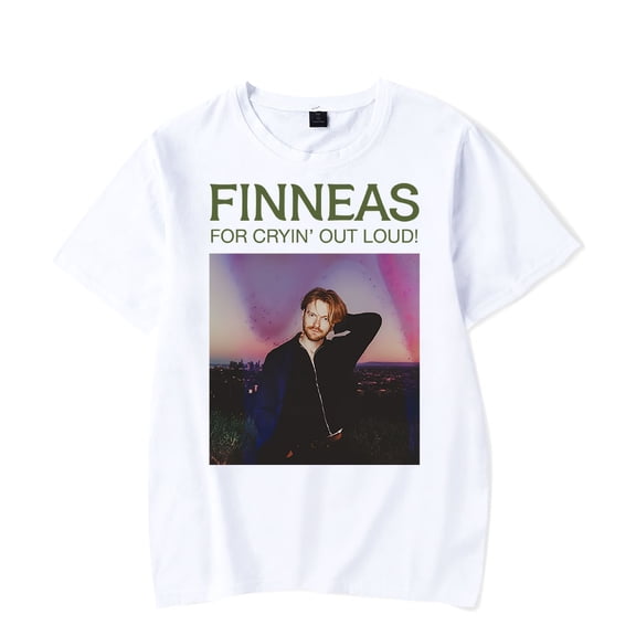 Finneas Merch For Cryin Out Loud illustration Tee Printed Shirt Fashion Unisex T-shirt Short Sleeve