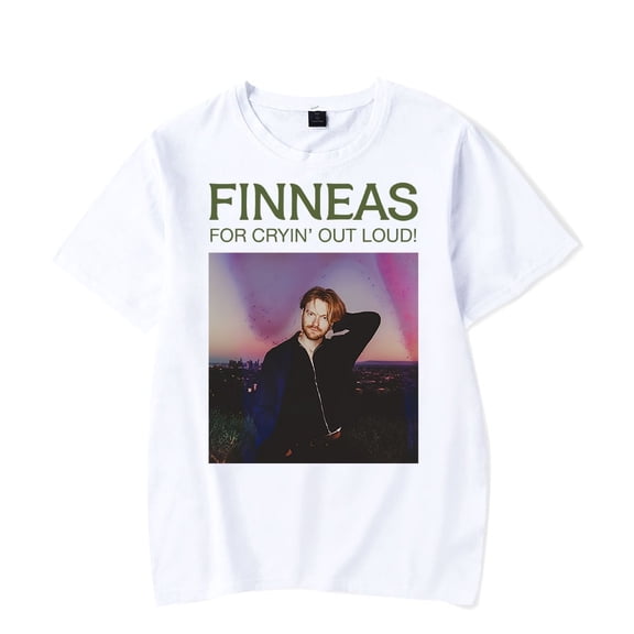 Finneas Merch For Cryin Out Loud illustration Tee Printed Shirt Fashion Unisex T-shirt Short Sleeve