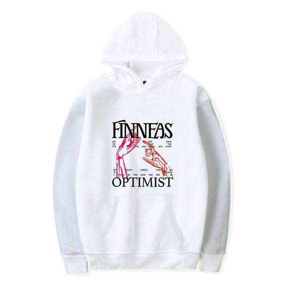 Finneas Merch Optimist Hoodie Hoodies Men Women Long Sleeve Sweatshirt Pullover Top
